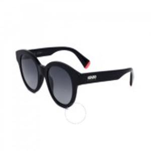 겐조 스모크 그라데이션 라운드 레이디스 선글라스 KZ40160I 01B 49