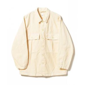 세이지 드 크레트 9oz 코튼 리넨 데님 워크 셔츠 31-40-6135