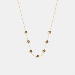 코치 티 로즈 스테이션 목걸이 CBB44-GLD 골드