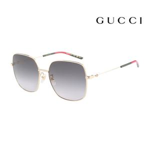 (국내당일발송) 구찌 명품 선글라스 GG1195SK 001 스퀘어 메탈 남자 여자