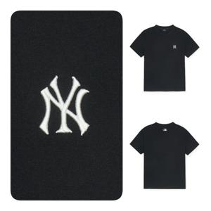 MLB 공용 베이직 컴포터블핏 반팔 티셔츠(3ATSB0153-50BKS)