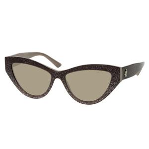 지미추 JC 5004 50465A 55mm 여성용 캣아이 선글라스 샌드 그라데이션 글리터