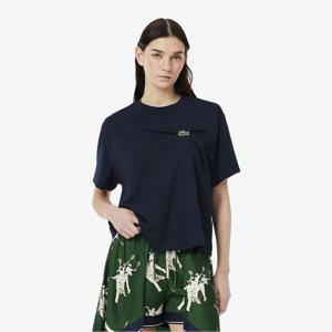 라코스테 공식 여성 오버사이즈 핏 픽스드 크록 반팔 티셔츠 TF9595-55G 166