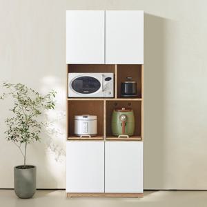 이홈데코 오브리 키큰 800 멀티 밥솥 렌지대 수납장