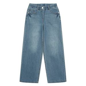 [에스핏]블루 와이드 데님 팬츠 - 미디움블루 (SJZ101FJPT43)_CJ