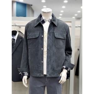 [파렌하이트]레더 트러커 점퍼 FKGDA9303 BL_DJ