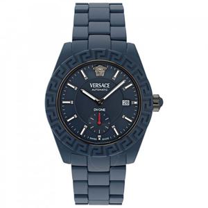 베르사체 DV 원 오토매틱 블루 다이알 남성용 시계 VE7K00223