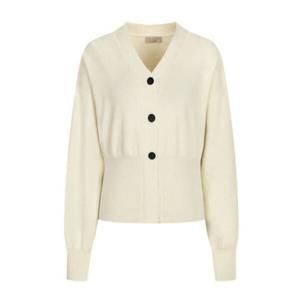 [JJ JIGOTT][JJ지고트] 드롭 숄더 브이넥 가디건 GN2P1CDT1_DG