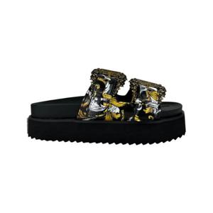 베르사체 뮬 슬리퍼 78VA3SM1 ZS366G89 Black