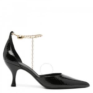 페라가모 다나 70 크로커다일 이펙트 레더 펌프스 01G945 768950