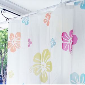샤워커텐 커튼 플라워2 욕실 커튼 화장실 샤워커텐