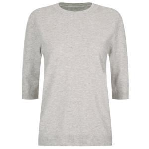 샵앤) 파스텔 여성 5부 라운드 봄 간절기 레귤러핏 오피스 데일리 반팔 니트 티셔츠 WNW-WKN-11866-L베이지