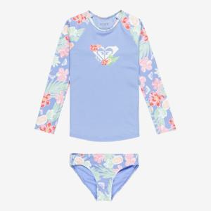 [퀵실버] 록시 유스 트로피칼  래쉬가드 상하세트 TF21BR060