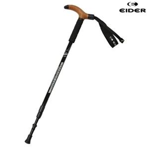 아이더 공용 3단 T-그립 두랄루민 단 스틱 (Black) (DUA24T05_Z1)