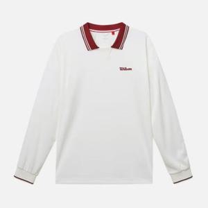 JQS W241001TPL21-OWH 남성 테이크백 폴로카라 긴팔 티셔츠