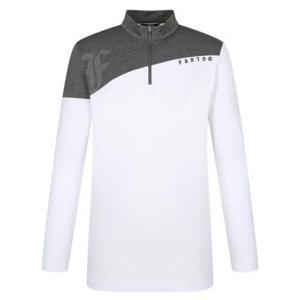 [팬텀]골프25NEW남성사선배색포인트반집업긴팔티셔츠 211E1TH212