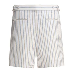 알렉산더맥퀸 스트라이프 테일러드 코튼 쇼츠 821188QNAA49216