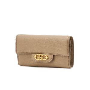 [헤지스] [25SS][H CLIP] 베이지 소가죽 카드지갑[HIHO5E081I3]