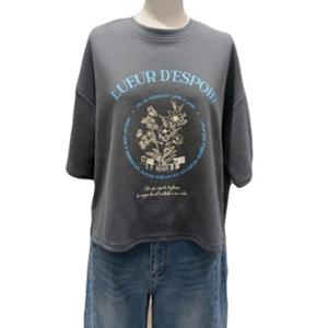 [비지트인뉴욕]플라워 그래픽 티셔츠VB4ST71