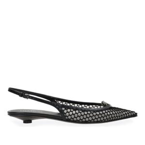 발렌티노 메쉬 디자인 포인티드 토 슬링백 펌프스 4W0S0IY1TKJ