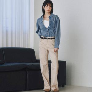 [프로젝트엠]여성) 이지 와이드핏 데님 팬츠_EYF5DP2200