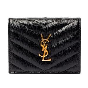 25SS 생로랑 카산드라 마틀라세 반지갑 668290 BOWA1 1000