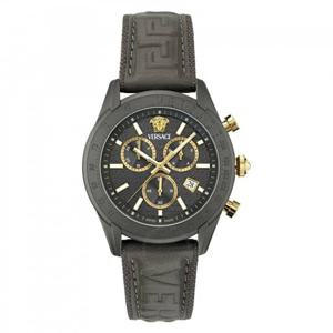 베르사체 크로노 마스터 쿼츠 그레이 다이알 남성용 시계 VE8R00124