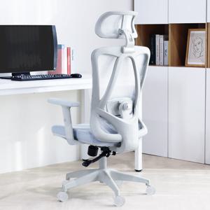 에어쉴드 오르빗 메쉬 체어 그레이 컴퓨터 게이밍 사무용 책상 의자