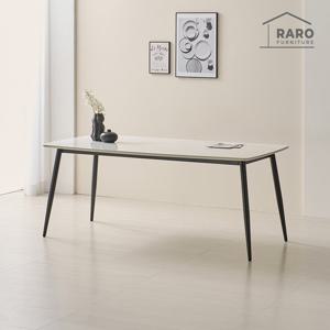 라로퍼니처 브룩스 유광 1800 저소음 포세린 세라믹 6인 식탁 테이블