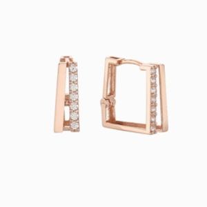 [로이드] 주문제작 사각 14k 원터치 귀걸이 LOFH2028G