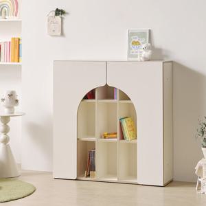 나무뜰 버디 E0등급 3단 책장 와이드형 아기 유아 책장 수납장 MRF040C (착불)