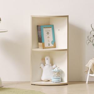 나무뜰 버디 E0등급 2단 유아 라운드 책장 선반장 MRF033C (착불)