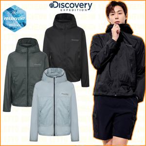 디스커버리 25S 여름신상 남성 프레시벤트 포켓포인트 경량 바람막이 DMWJ7S053-ICWJ
