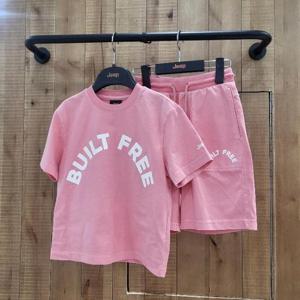 지프키즈 sh06 빌트프리 가먼트다잉 반팔티+버뮤다반바지 KQ2TSU209TPU909