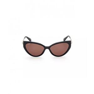 맥스마라 MM0028 캣아이 선글라스 샤이니 블랙-브라운