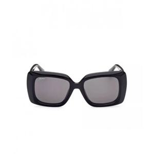 맥스마라 MM0030 스퀘어 선글라스 샤이니 블랙 스모크