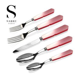 (프랑스 사브르) 구스타브 디너 커트러리 5종세트 (로즈핑크) 부부수저세트 신혼부부수저 신혼부부수저세트