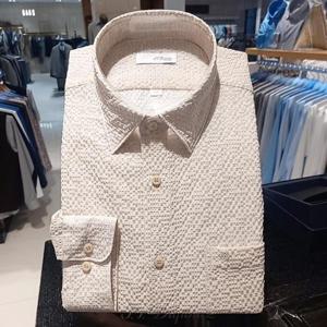 [듀퐁셔츠]SE5SM11LS120SBE_소프트하고 시원한 여름용써커 남방