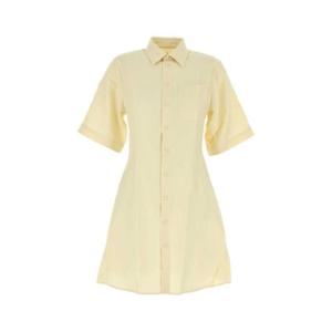 아미 반팔 울 셔츠 원피스 1958038