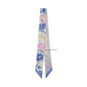 [페라가모] SS25 여성 부케 프린트 스카프 32 0966 AVORIO AZZUR 0780230