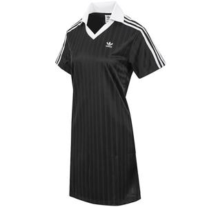 [정품] 아디다스 W 아디컬러 풋볼 자카드 브이넥 드레스 (JD2599)
