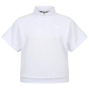 [팬텀]여성나그랑반집업반팔티셔츠   221E2TH218   WH_GJA