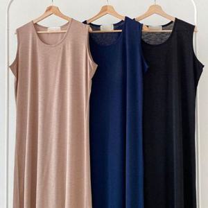 원피스 OPS 여성 빅사이즈 실키 스판 나시 205G924S 504