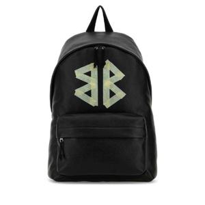 BALENCIAGA Black leather Explorer backpack 5032212ABND 1000