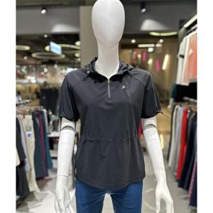 비티알 MG01 BTR 여성 골프웨어 여름 쿨 후드 집업 반팔 티셔츠 BWT4873W