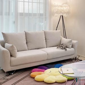 폴로까사 물망초 3인용 아쿠아텍스 스웨이드 패브릭소파