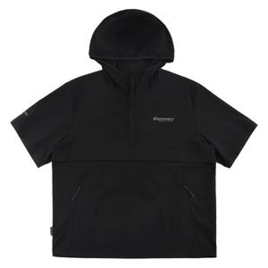 디스커버리 남녀공용 프레시벤트 폴튼 트레이닝 반팔 아노락 DXTR7E053BKS