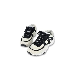 [라운지엘] 샤넬 CC 로고 프린티드 스니커즈 43 G39232