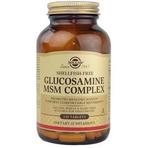솔가 글루코사민 MSM 컴플렉스 쉘피쉬 프리 120정