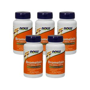 나우 브로멜라인 500 mg 60 베지테리언 캡슐